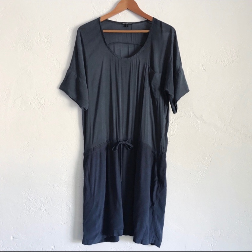 James Perse Drop Waist Tee Shirt Dress